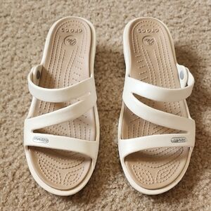 Crocs Women's White Sandals
